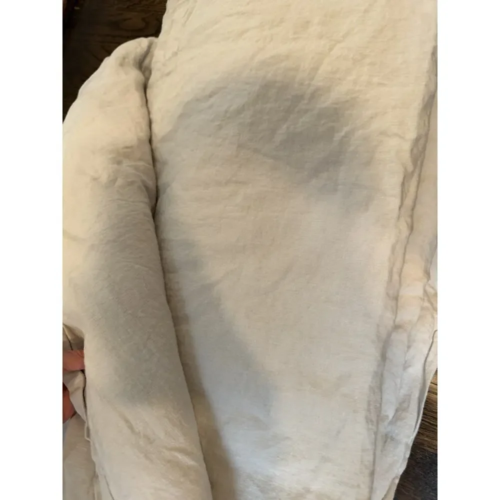 Parachute Linen Duvet Cover (grey) King/cal King NEW $390